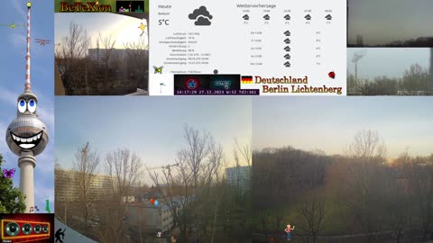 🔴 LIVE from Berlin, weather view with music! 💃 WetterBLICK Berlin, mit Musik! 🌇