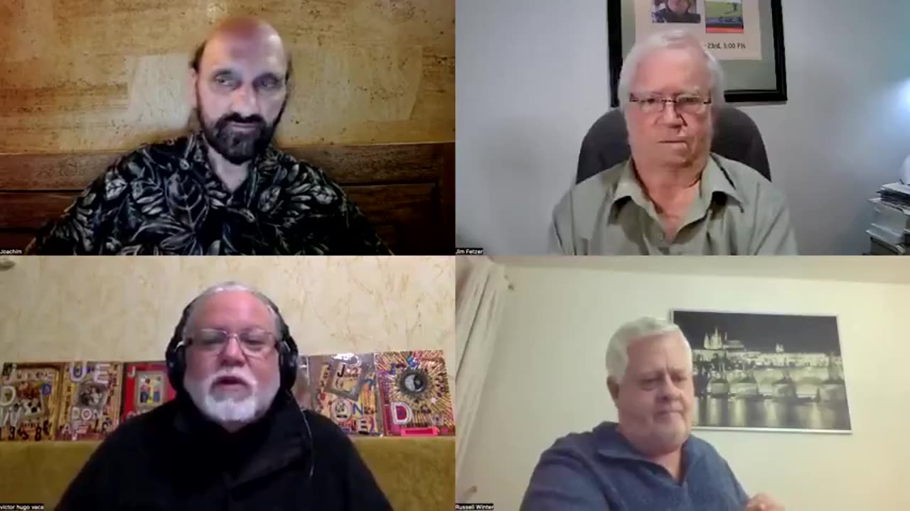 Jim Fetzer Joachim Hagopian Russell Winter Victor Hugo Micheal Decon Mike Adams Men Of Integrity