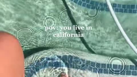 pov: you live in california