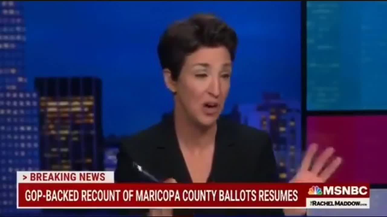 Reachel Meadow scared of the Maricopa County ballots recount in Arizona