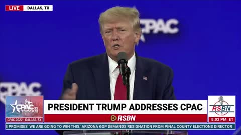 Aug 6:President Donald J Trump Speech at CPAC Texas in Dallas, TX