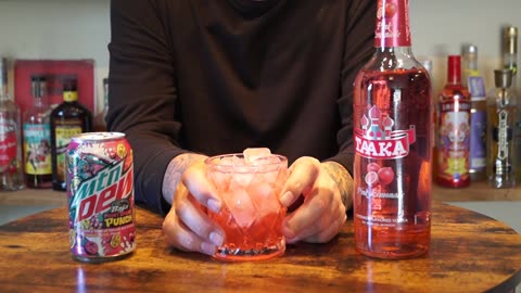 Taaka Pink Lemonade Vodka & Mtn Dew Baja Point Break Punch