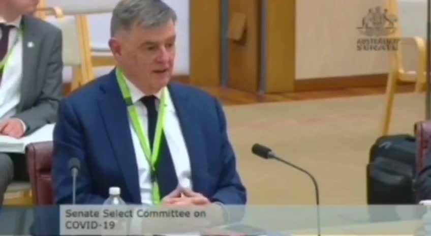 Brendan Murphy: TGA Senate Vaccine Confessions