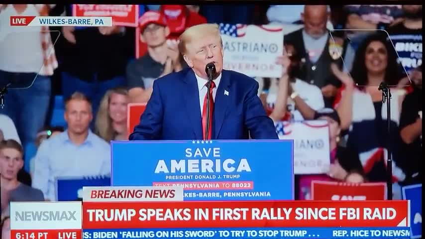 Trump Rally Wilkes-Barre Pa Sept 3, 2022 Parents Rights CRT Ban