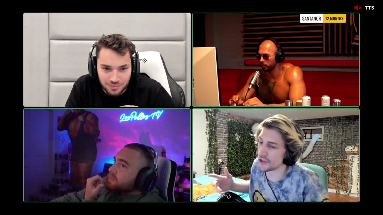 xQcOW & Andrew Tate Get Into Heated Argument That Makes Him LEAVE Adin's Stream!