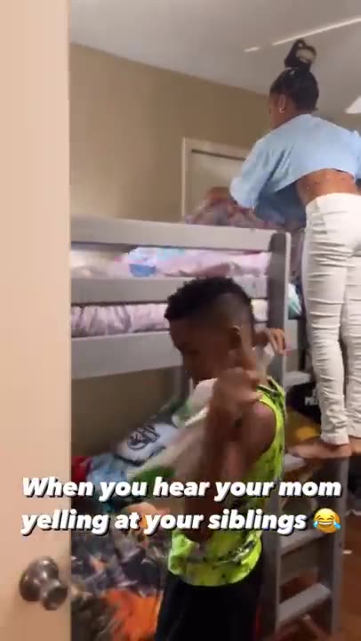 When you hear Mom yelling at your siblings