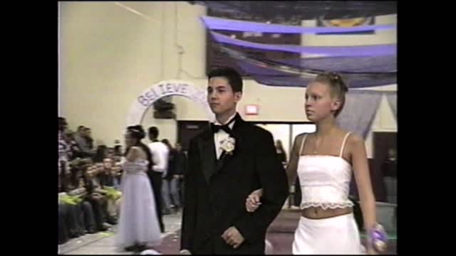 2000-01 WPHS Vids 093 Prom 059 Grand March Couple 32 by Glenn Strader