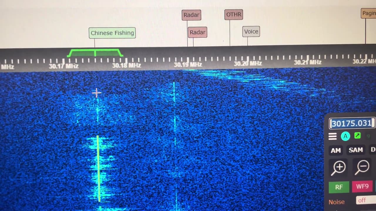 26.795 MHz AM - CB Radio Freeband QSO US Stations Via N1NTE SDR 26 Dec 2023