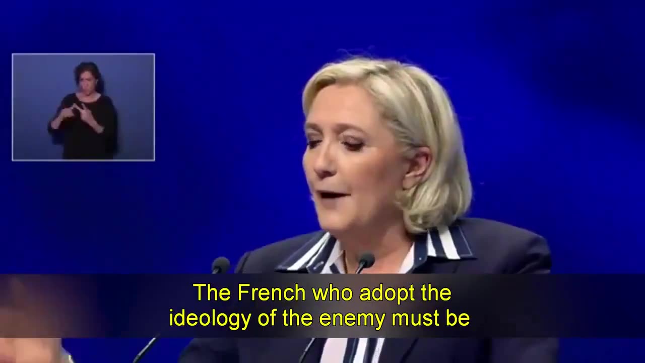 Marine Le Pen's anti-immigration nationalist party, won the EU election in 🇫🇷