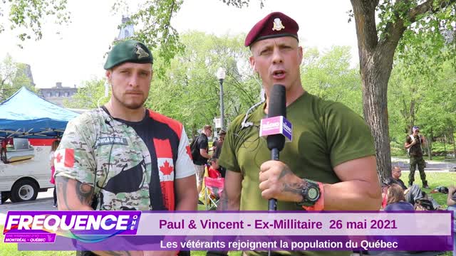 Sit-In à l'Assemblée Nationale 26 au 29 mai 2021 - Message d'ex-militaire.