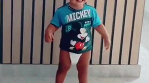 Laughing baby