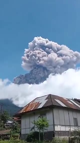 Massive eruption occurred at Mount Marapi in Indonesia, causing widespread destruction