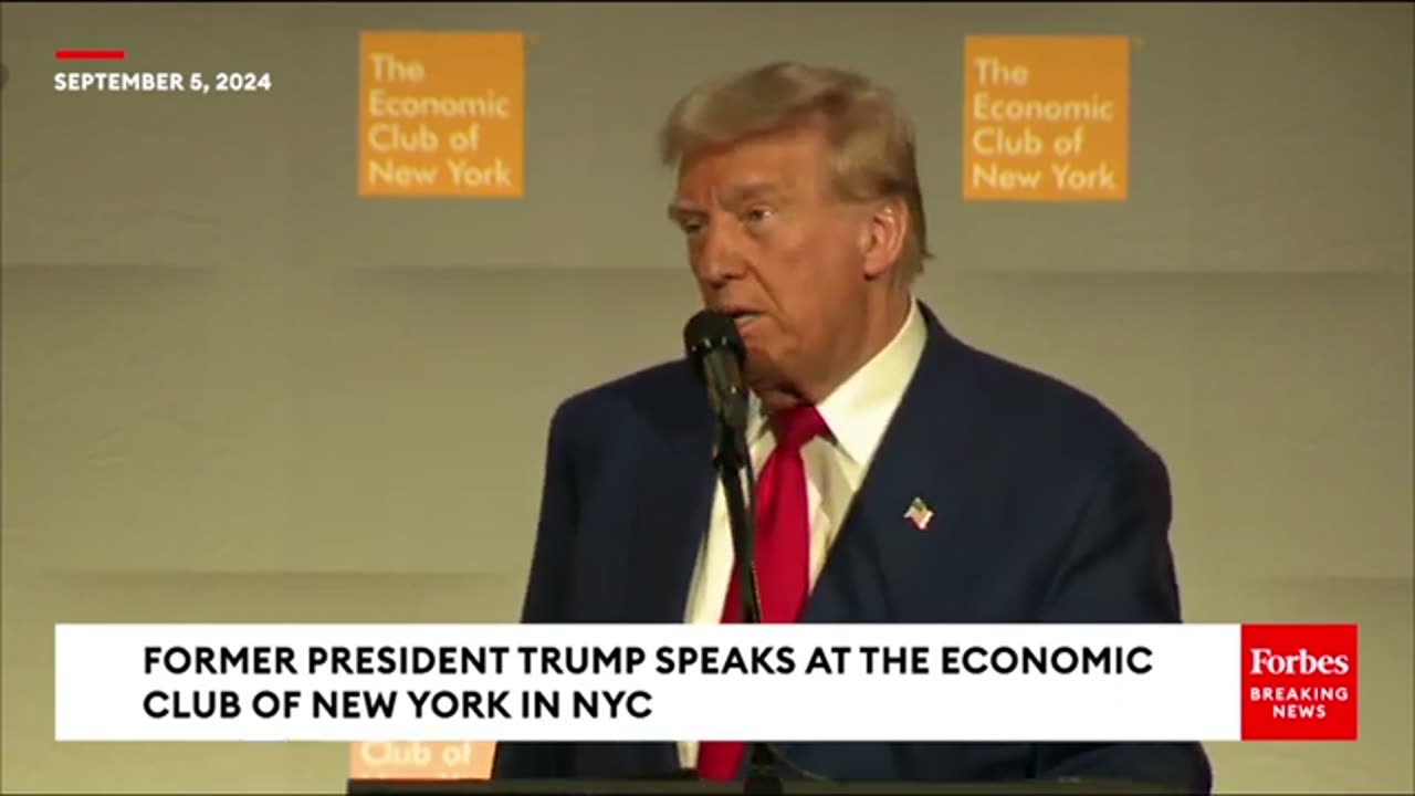 BREAKING NEWS: Trump Hammers Kamala Harris In Economic Speech Following Her Small Business Address