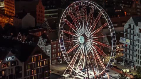 Ferris wheel satisfaction and wonderful view