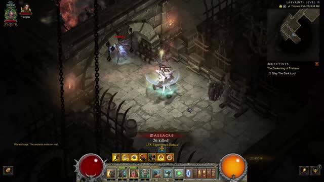 Diablo 3 The Darkening of Tristram part 4 with cinematic (T16 Barb)