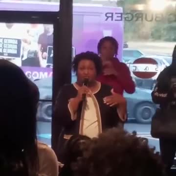 Stacy Abrams: you got to socially distance for social media