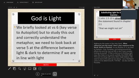 Sunday April 14, 2024 Beyond 1st John 1:9, Substituting Light for Darkness