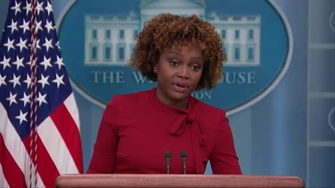 Karine Jean-Pierre holds a White House briefing | 9/23/2022