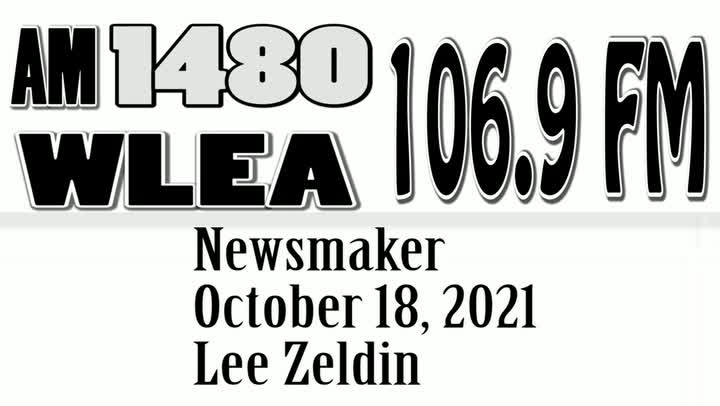 Wlea Newsmaker, October 18, 2021, Congressman Lee Zeldin