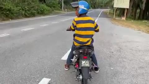 Funny Biker Accident | 18 Seconds Video