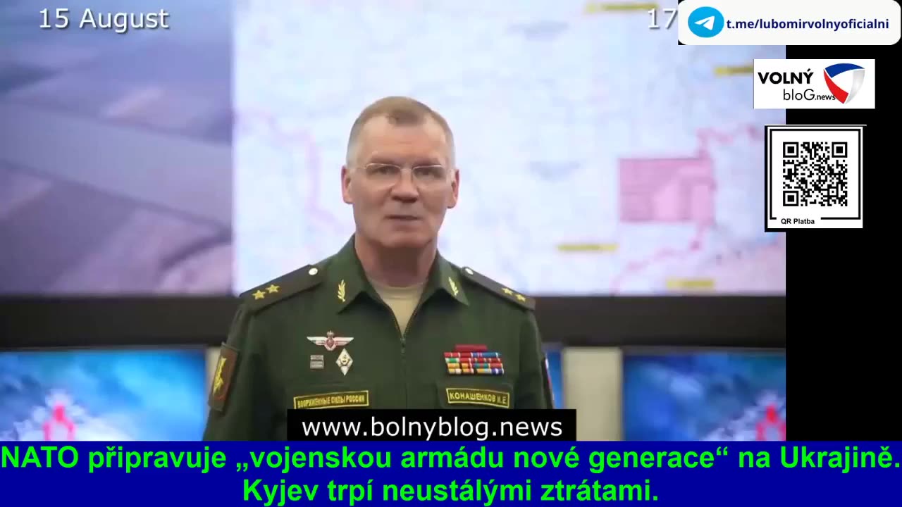 16.8.2023 NATO připravuje „vojenskou armádu nové generace“ na Ukrajině.