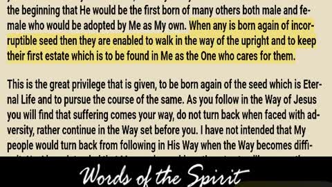 Words of the Spirit | May 15 2022