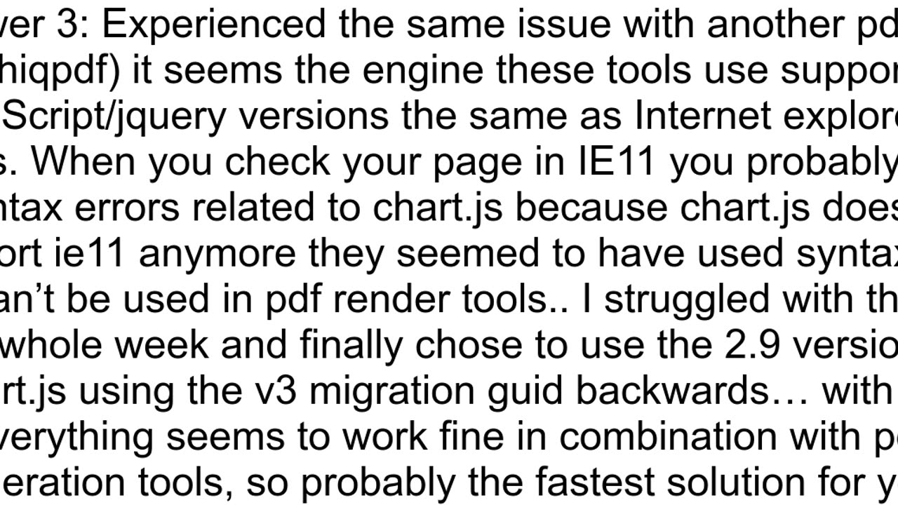 Chart JS version 3 not showing in pdf for engine wkhtmltopdf