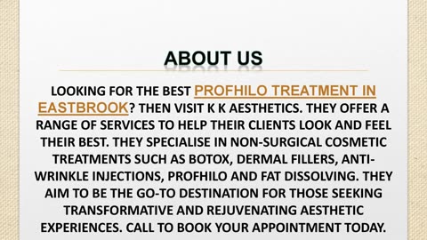 Best Profhilo Treatment in Eastbrook