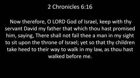 KJV Bible 2nd Chronicles Chapter 6