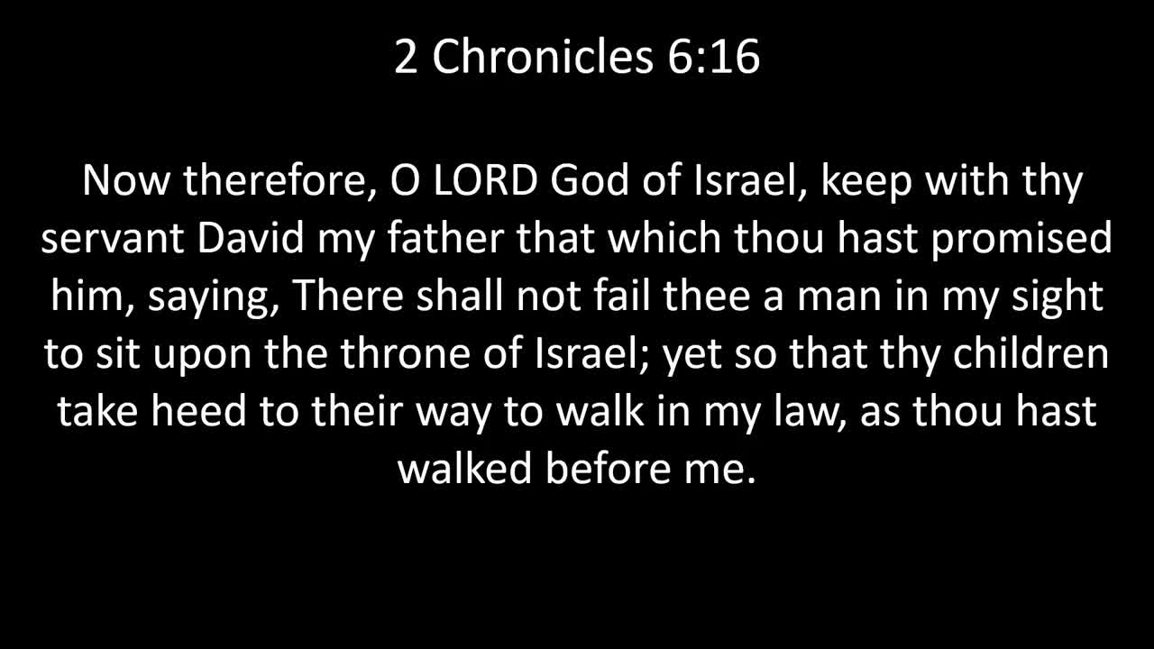 KJV Bible 2nd Chronicles Chapter 6