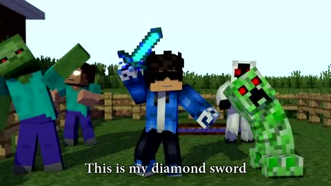 Minecraft [ diamond sword SONG ]