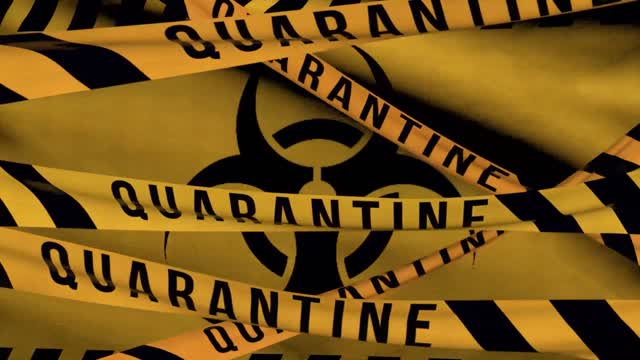 Quarantine Biohazard - No Copyright, Copyright Free Videos, 4k, 10-seconds loop, background