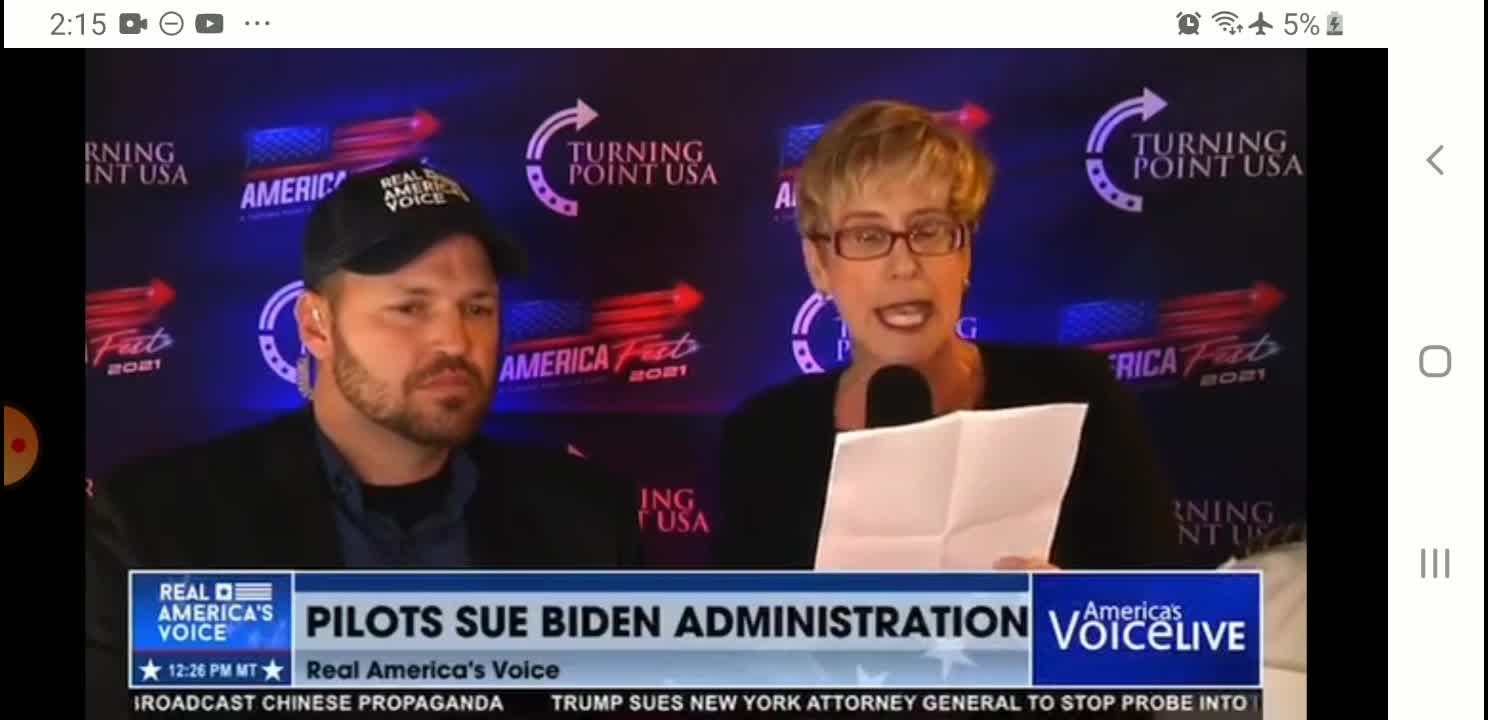 Pilots Blacking Out During Flights Sue Biden Admin