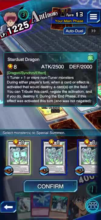 Yu-Gi-Oh! Duel Links - Yusei’s ACE Monster: Stardust Dragon #Shorts #yugiohduellinks