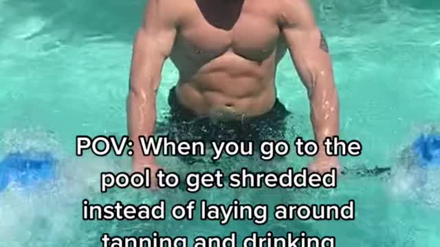 POV: When you go to the pool to get shredded