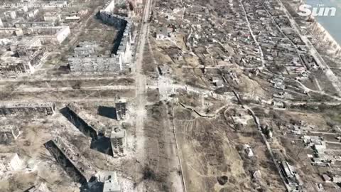 Shocking drone footage shows sheer devastation of war on Mariupol, Ukraine