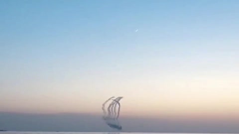 Odpálení ruských raket Kalibr z Černého moře