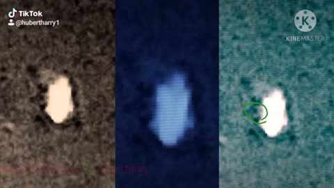 Bug like object in the night sky.