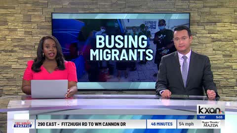 Abbott: Bus of migrants arrives in New York City from Texas