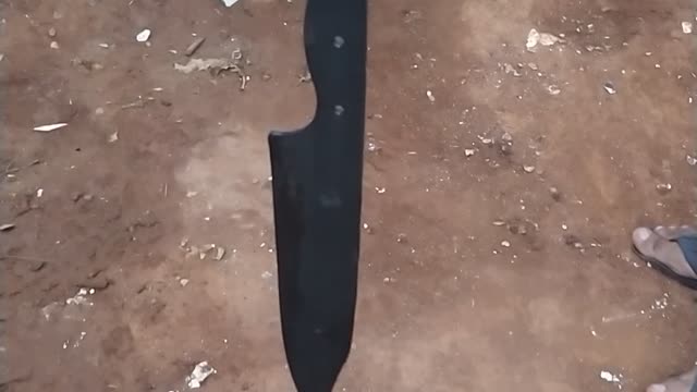 making a knife from scratch to season