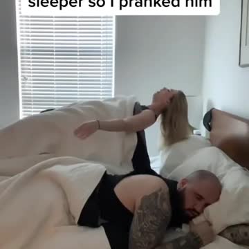 How your friend scares you in the morning that you are levitating and possessed