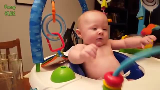 Funny babies laughing hystericall and compilation