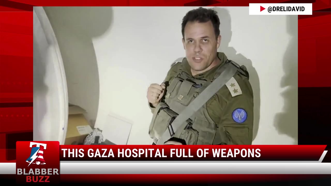 This Gaza Hospital Full Of Weapons