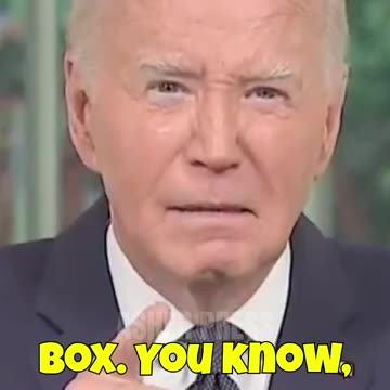 In America, we resolve our differences at the battle box - Joe Biden