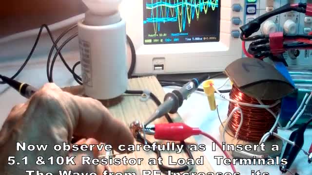 Radiant energy cold electricity resistance test