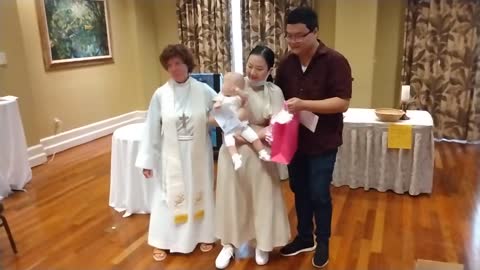 Baby Anning's Baptismal Certificate At Celebration Anglican Fellowship