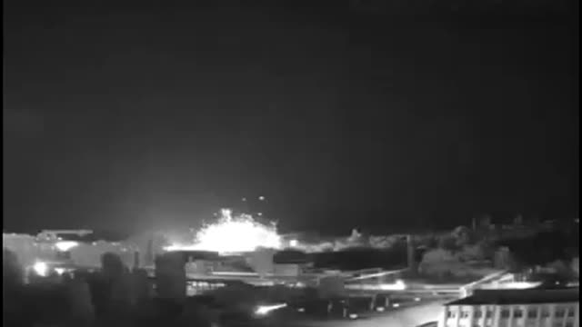 At night, the rocket flew 300 meters from the South Ukrainian nuclear power plant