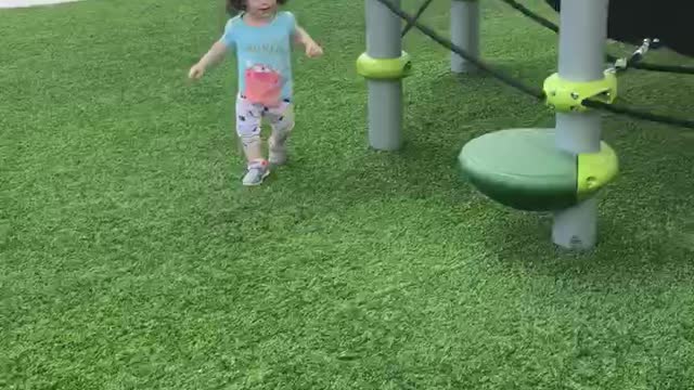 Playground fun in the sun