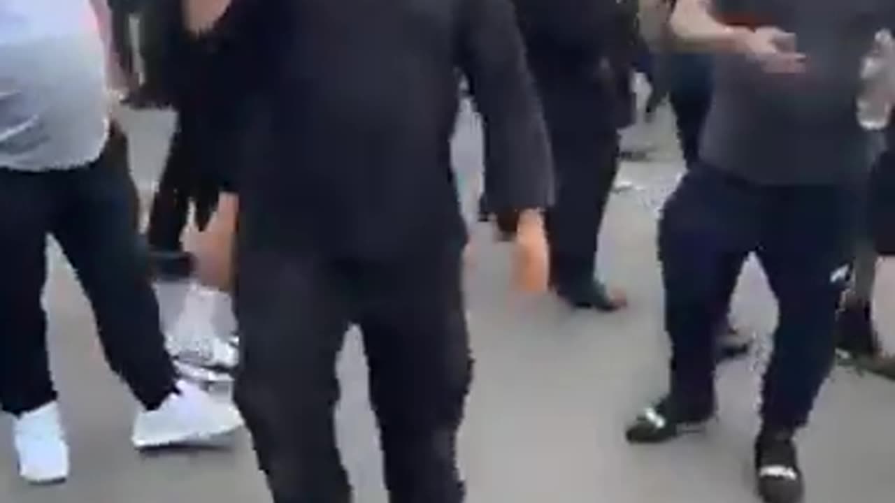 Muslims in Stoke prepare for chaos. They are armed with clubs and