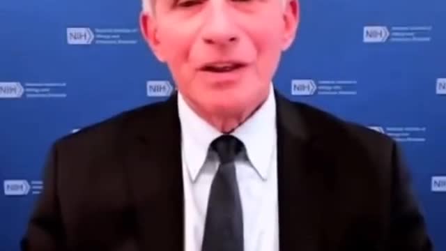 Fauci Goes Full JOKER: We Live in a Society, Therefore, COVID Tyranny